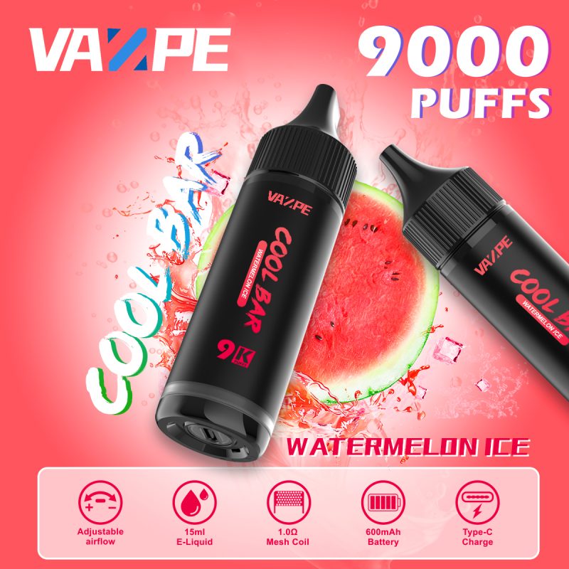 Vazpe Cool Bar 9K Watermelon Ice