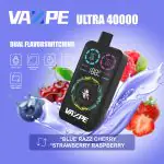 VAZPE Ultra 40K Blue Razz Cherry and Strawberry Raspberry
