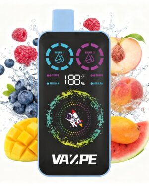 VAZPE Ultra 40K Blueberry Raspberry and Peach Mango Watermelon