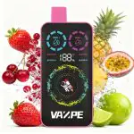 VAZPE Ultra 40K Strawberry Cranberry Cherry and Pineapple Passion Lime