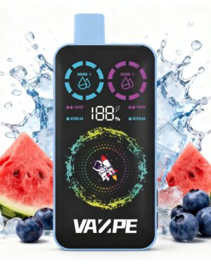 VAZPE Ultra 40K Watermelon Ice and Blue Razz Ice