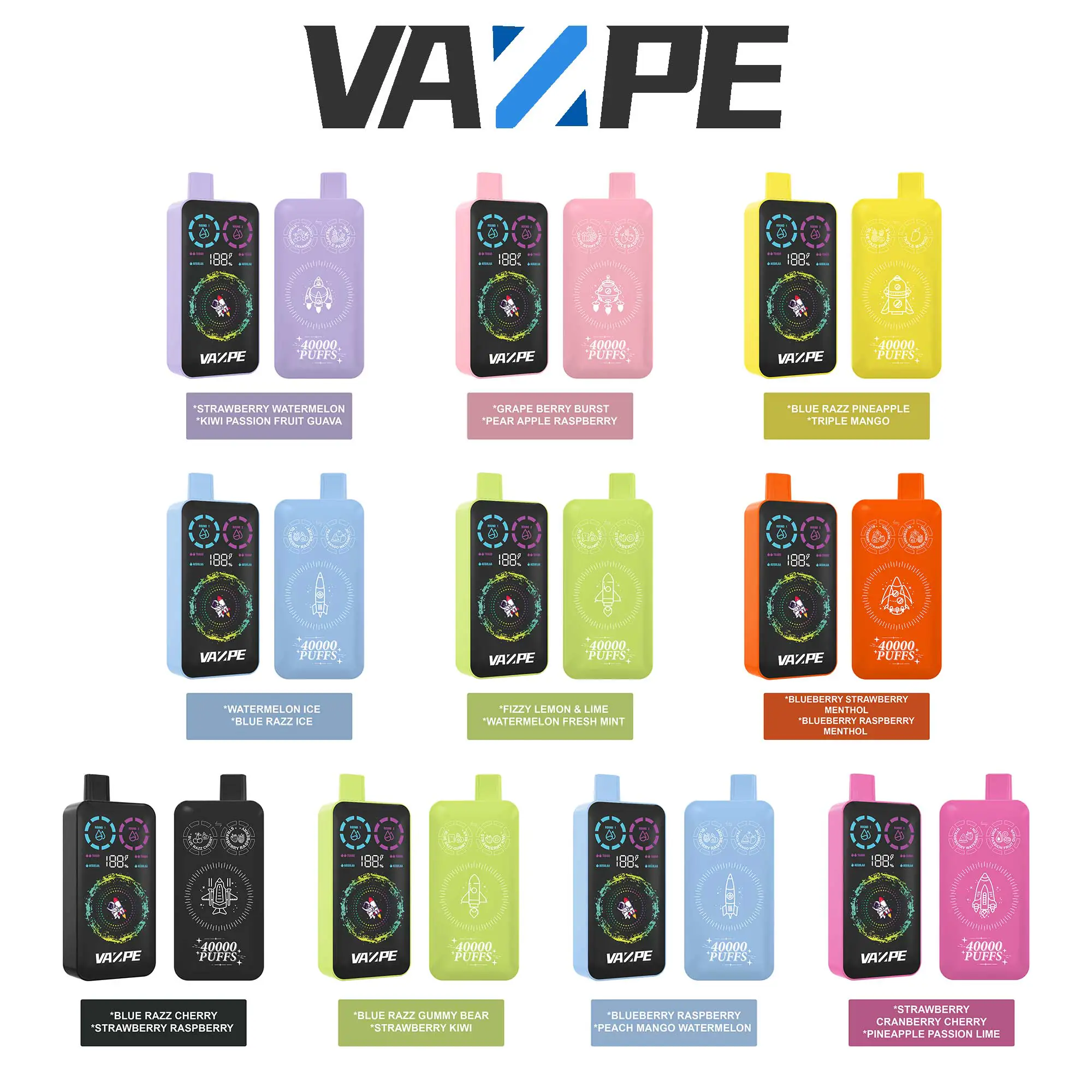 Vazpe Ultra 40K Puffs All Flvor