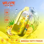 VAZPE BTC 35K Banana Taffy Freeze Flavor