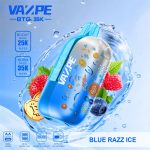 VAZPE BTC 35K Blue Razz Ice Flavor