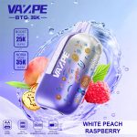 VAZPE BTC 35K White Peach Raspberry Flavor
